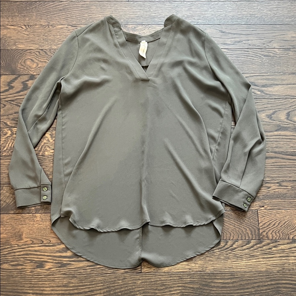 Allison Joy Olive Blouse